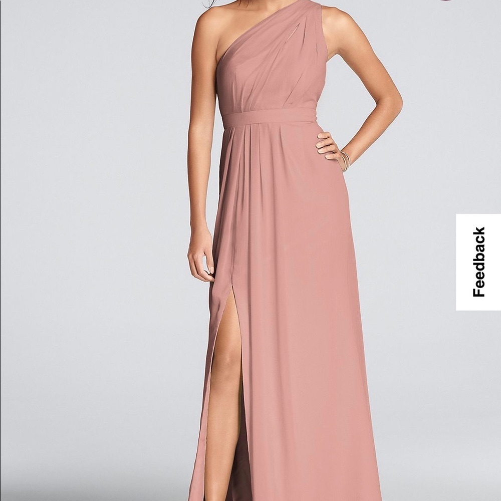 David’s Bridal bridesmaids dress F18055 in ballet, size 12